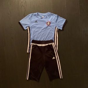 Boys Matching Tshirt/Short Set ADIDAS